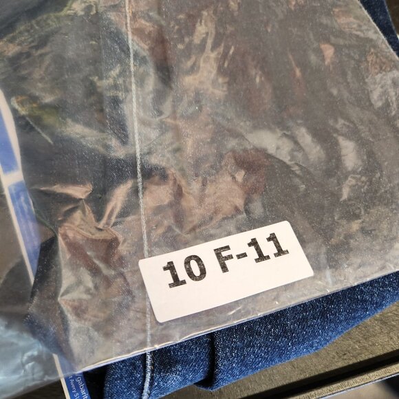 Agolde Mid Rise Skinny Leg Jeans Size 23 Dark Wash Blue Denim Stretch - Picture 13 of 13